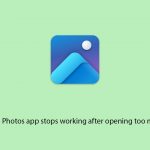 Fix windows photos app stops working after opening too many photos copy