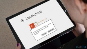 Fix windows store error 0x80073d05
