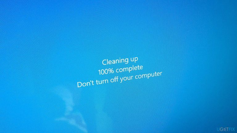 [Fix] Windows update stuck at “Cleaning up” phase