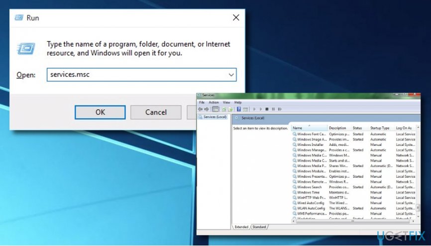 Fix Windows 10 Update Error Code 0x800705b4 by restarting Windows update servers