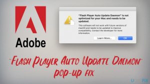 Flash player auto update daemon pop up fix on mac