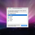 Force quit on mac
