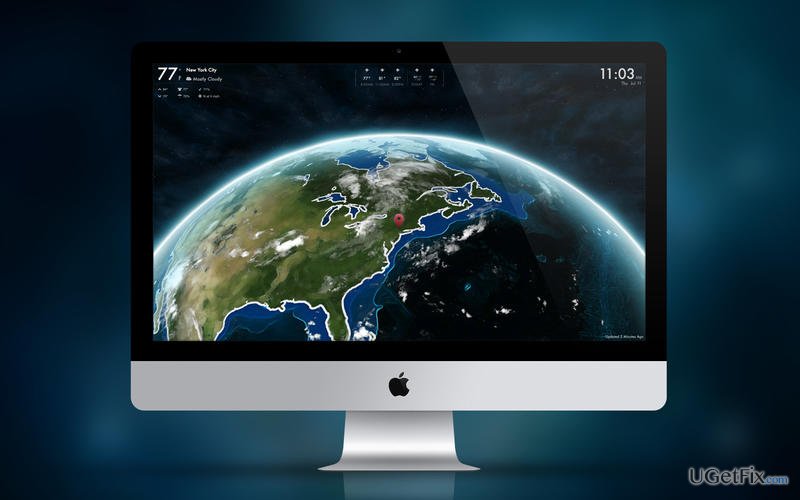 mac screen saver mose