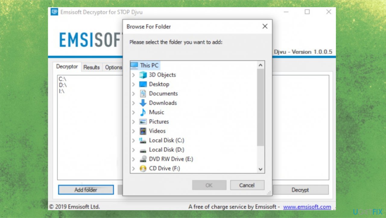 Emsisoft's tool