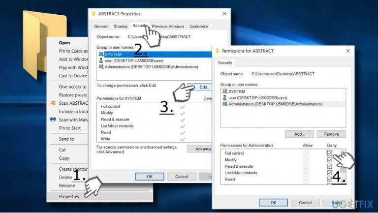 How to fix “You don’t have permission to save in this location” error on Windows?