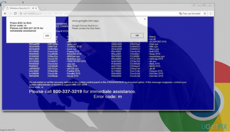 How to Remove “Google Chrome Fatal Error!” Pop-Up?