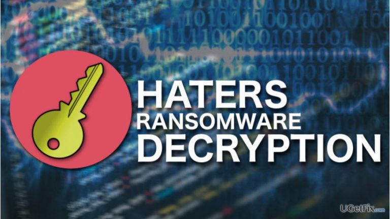How to Recover Files Encrypted by Haters Ransomware?