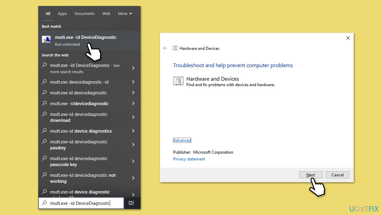 How fix too large mouse cursor after reboot in windowsuse hardware and devices troubleshooter