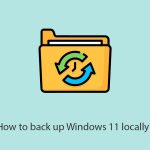 How to back up windows 11 locally copy