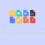 How to change file type on windows