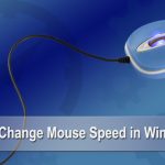 How to change mouse speed in windows