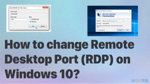 How to change remote desktop port rdp on windows