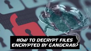 How to decrypt files encrypted by gandcrab