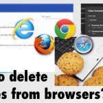 How to delete cookies from browsers