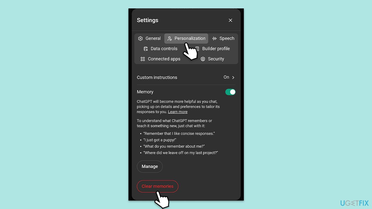 How to disable chatgpt memory remove memory on mobile copy How to disable chatgpt memory remove memory on mobile copy