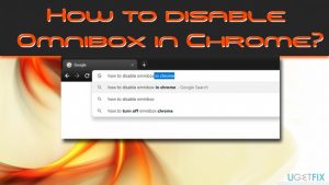 How to disable omnibox in chrome