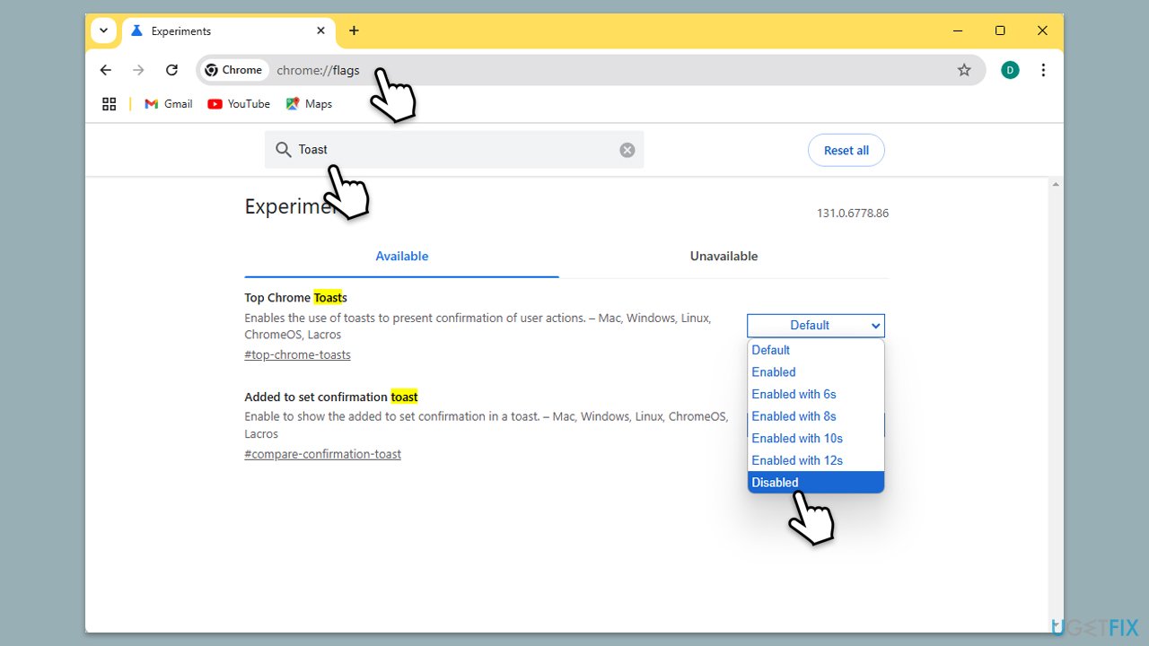 How to disable toast notifications in google chrome disable via flag copy