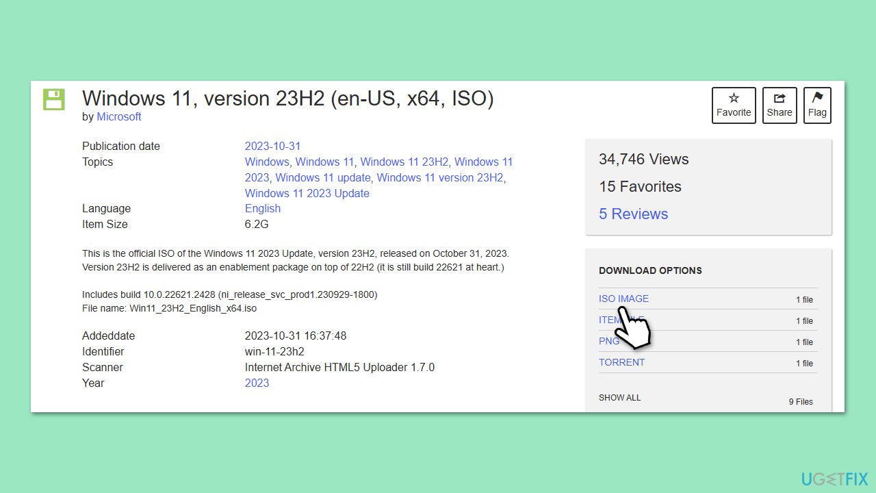 How to downgrade from windows version 24h2 to 23h2 download iso