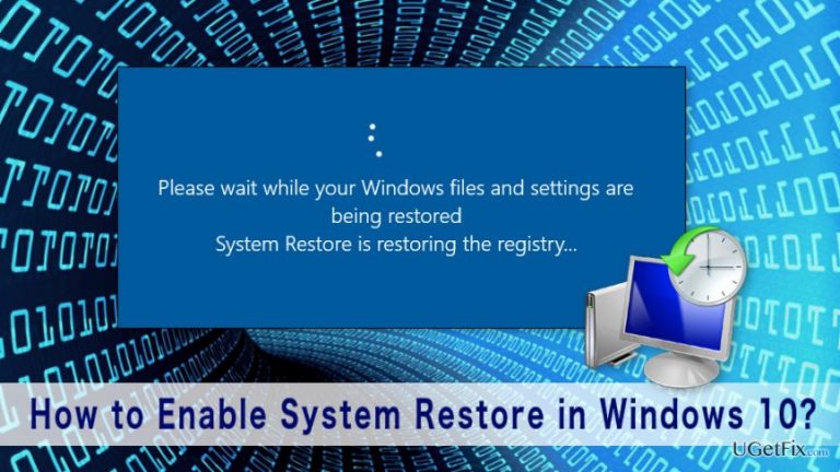 How to Enable System Restore in Windows 10?