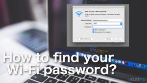 How to find your wi fi password