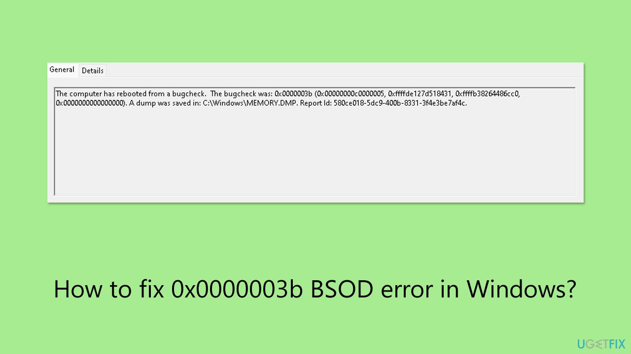 How to fix 0x0000003b bsod error in windows How to fix 0x0000003b bsod error in windows