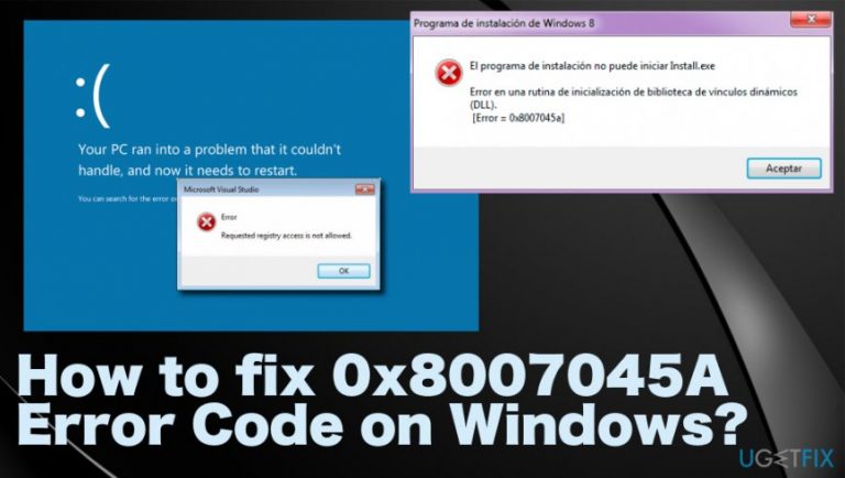 How to fix 0x8007045A Error Code on Windows?