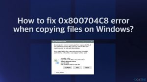 How to fix 0x800704c8 error when copying files on windows