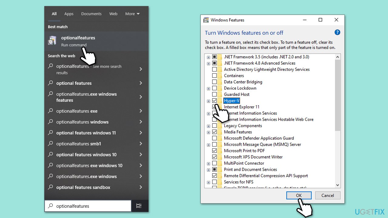 How to fix 0x800f0821 error when installing optional features in windows use optional features instead