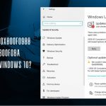 How to fix 0x800f0988 and 0x800f08a errors in windows
