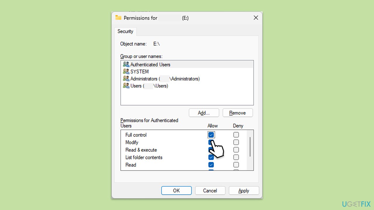 How to fix 0x87e00002 when transferring games in windows allow full control permissions copy How to fix 0x87e00002 when transferring games in windows allow full control permissions copy