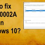 How to fix 0x8900002a error