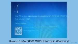 How to fix 0xc0000139 bsod error in windows copy