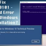 How to fix 0xc1900101 0x4000d error during windows 10 installation