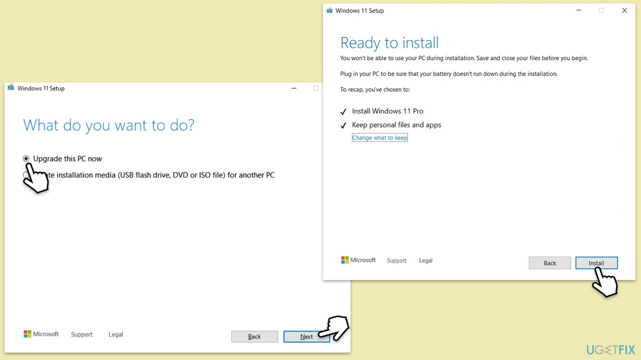 How to fix 0xc1900102 error in windows media creation tool