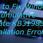 How to fix