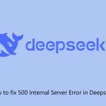 How to fix 500 internal server error in deepseek