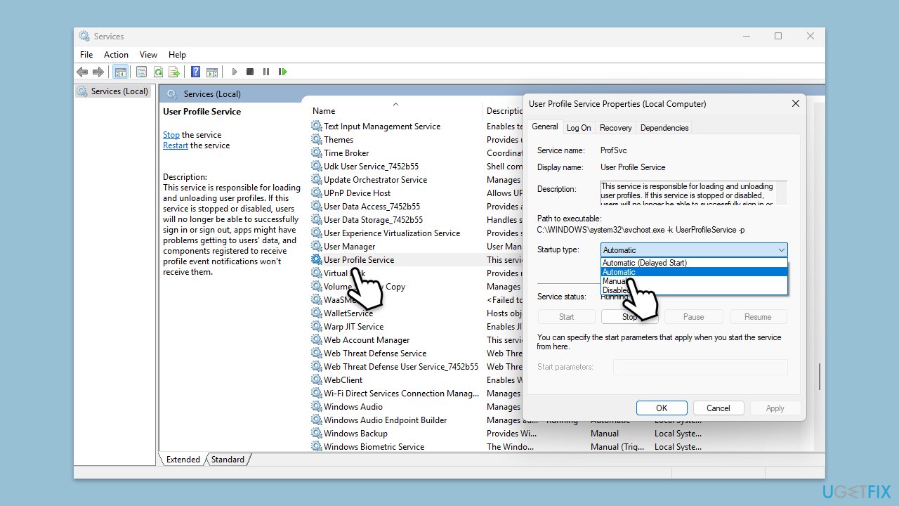 How to fix account picture error in windows account picture error in windows user profile service copy