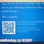 How to fix amdkmdag sys bsod on windows