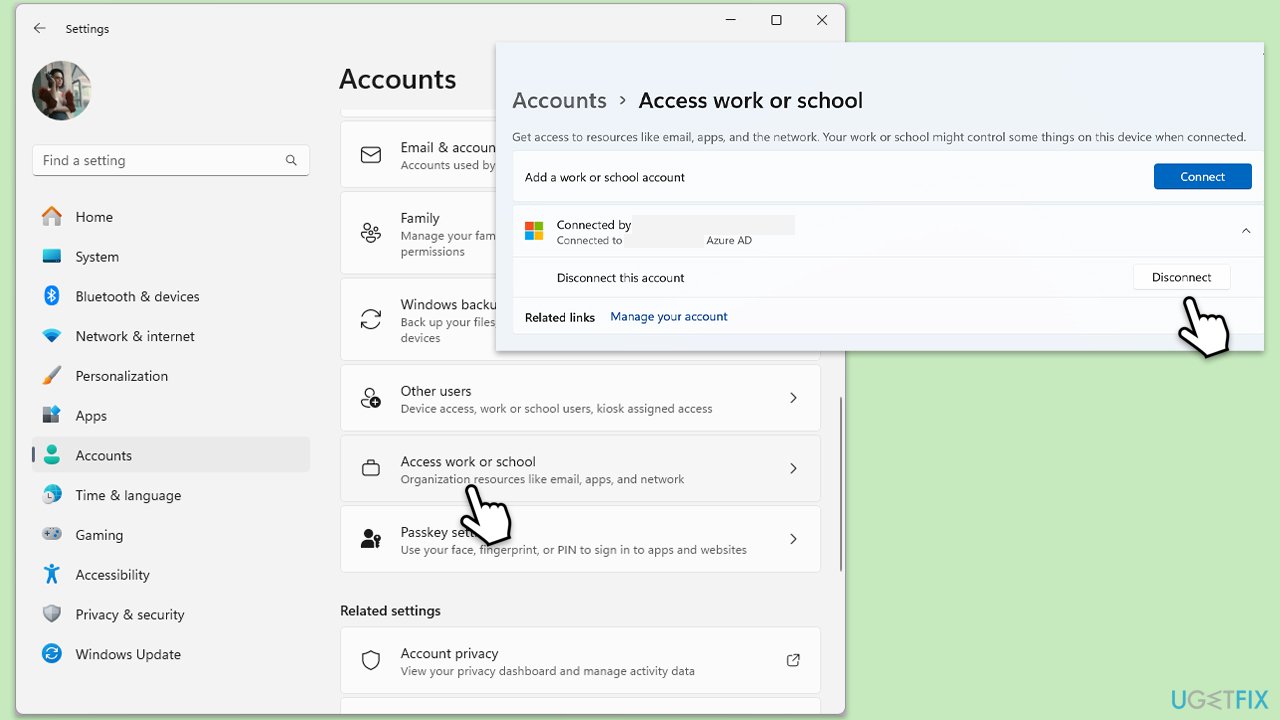 How to fix another account from your organization is already signed in on this device error in windows disconnect work or school How to fix another account from your organization is already signed in on this device error in windows disconnect work or school