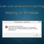 How to fix api ms win core windowserrorreporting l1 1 1 dll is missing on windows