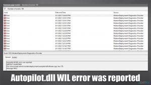 How to fix "Autopilot.dll WIL error was reported" in Windows?