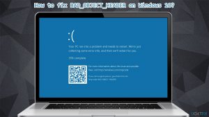 How to fix bad object header on windows