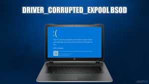 How to fix blue screen error driver corrupted expool on windows
