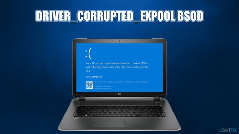 How to fix Blue Screen error DRIVER_CORRUPTED_EXPOOL on Windows 10?