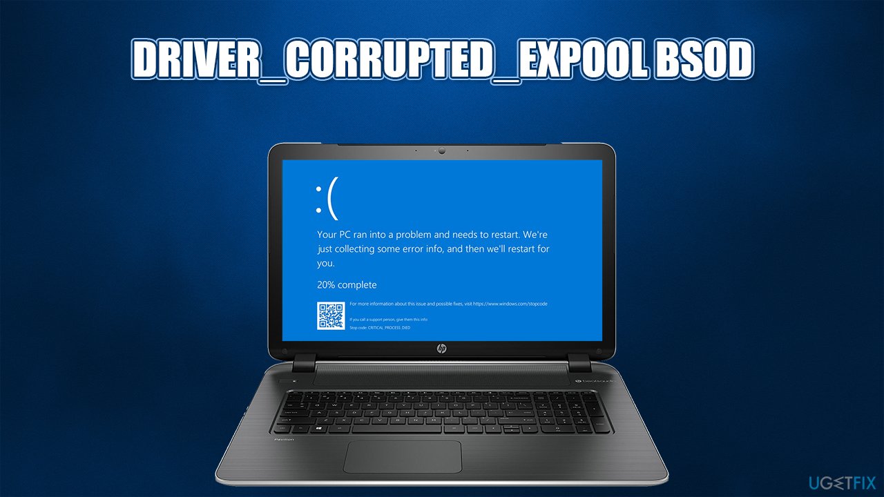 How to fix DRIVER_CORRUPTED_EXPOOL on Windows 10?