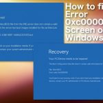 How to fix boot error 0xc0000098 blue screen on windows