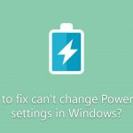 How to fix cant change power plan settings in windows