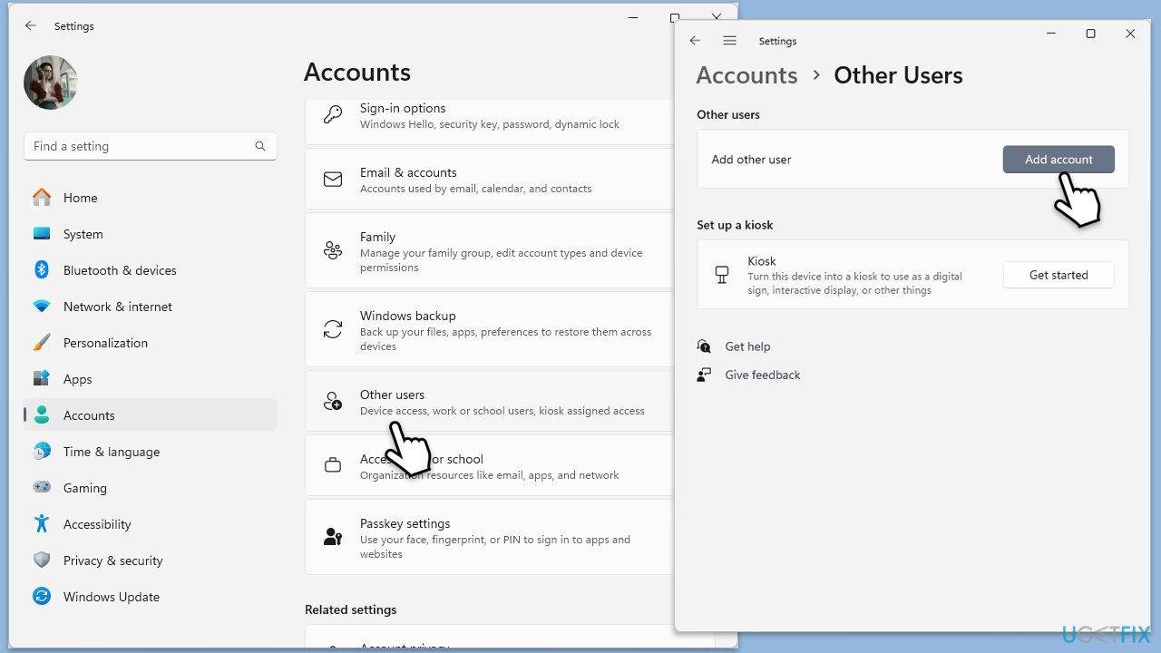 How to fix cant create files error in windows installation assistant create new user