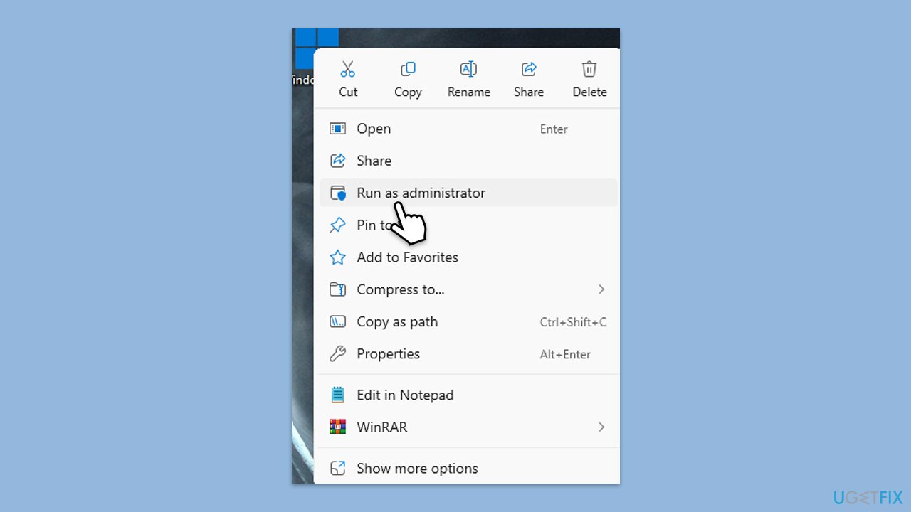 How to fix cant create files error in windows installation assistant run as administrator copy