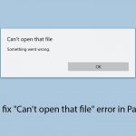 How to fix cant open that file error in paint 3d copy